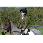 Dublin Competition Jacket Albany Tweed Suede Collar Tailored Kids Brown Green