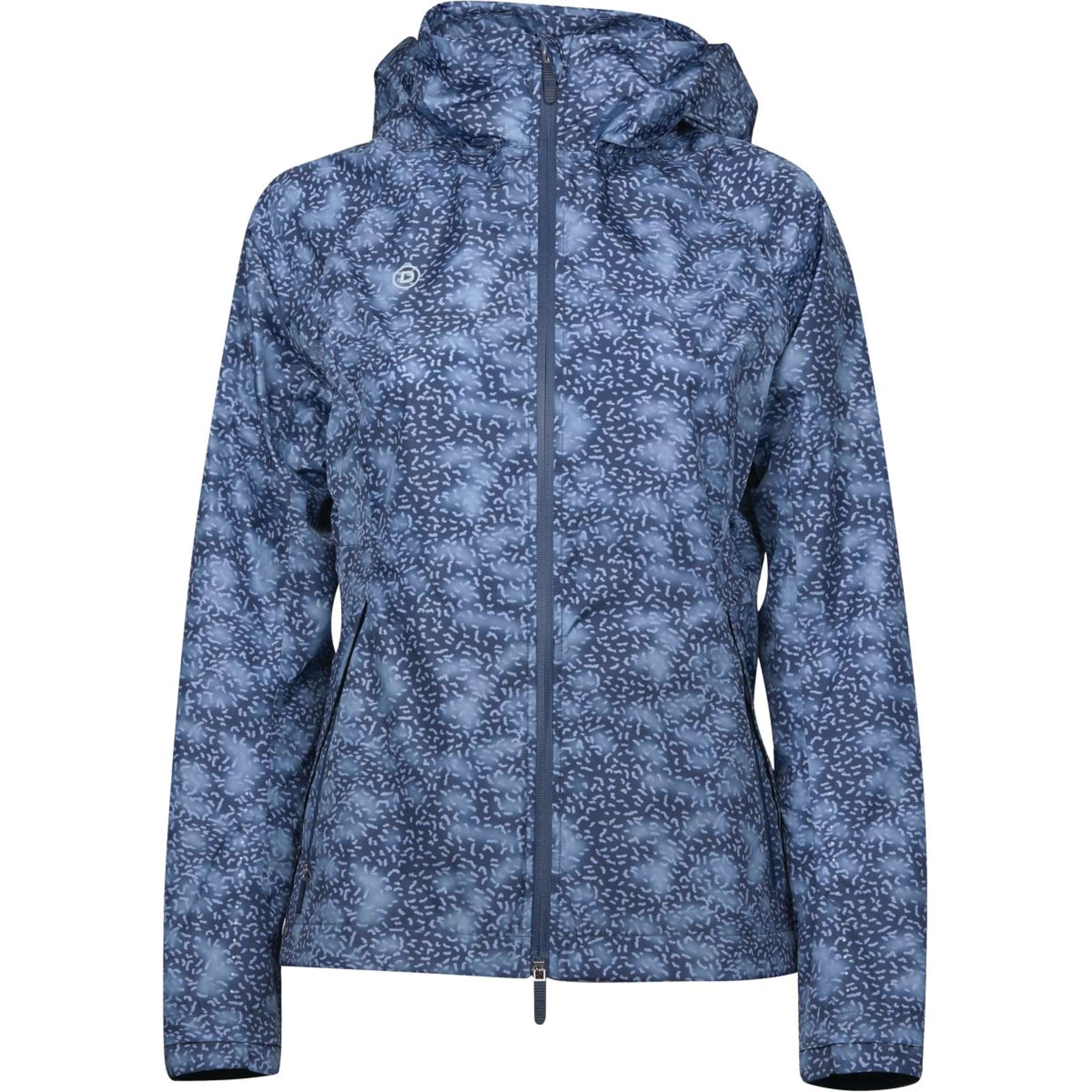 Dublin Jacket Cortina Waterproof Blueberry Navy Print