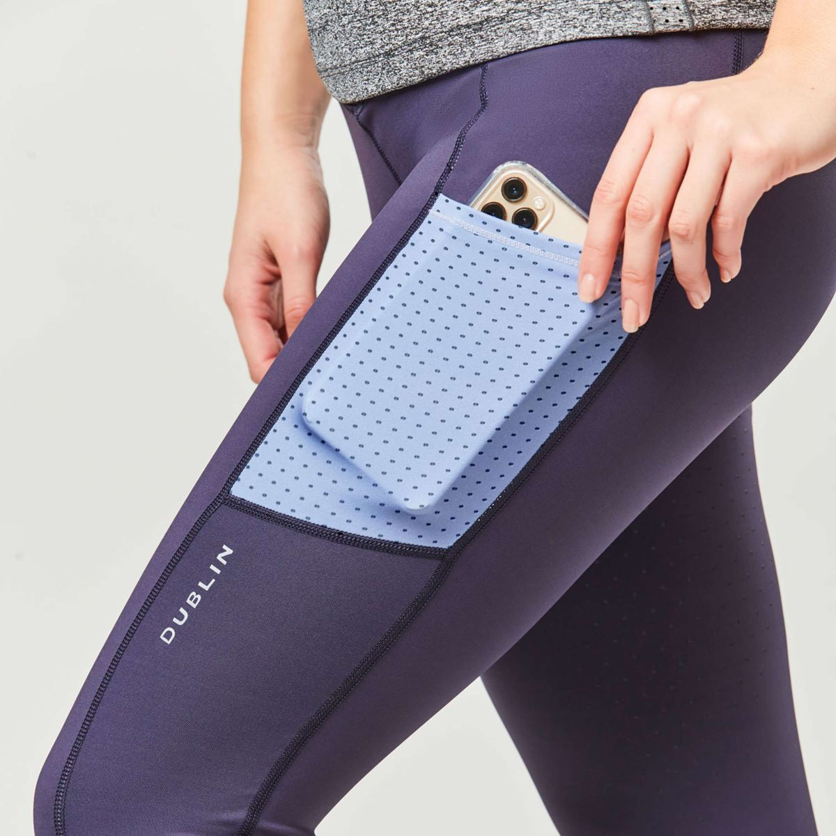 Dublin Riding Legging Power Performance Blue