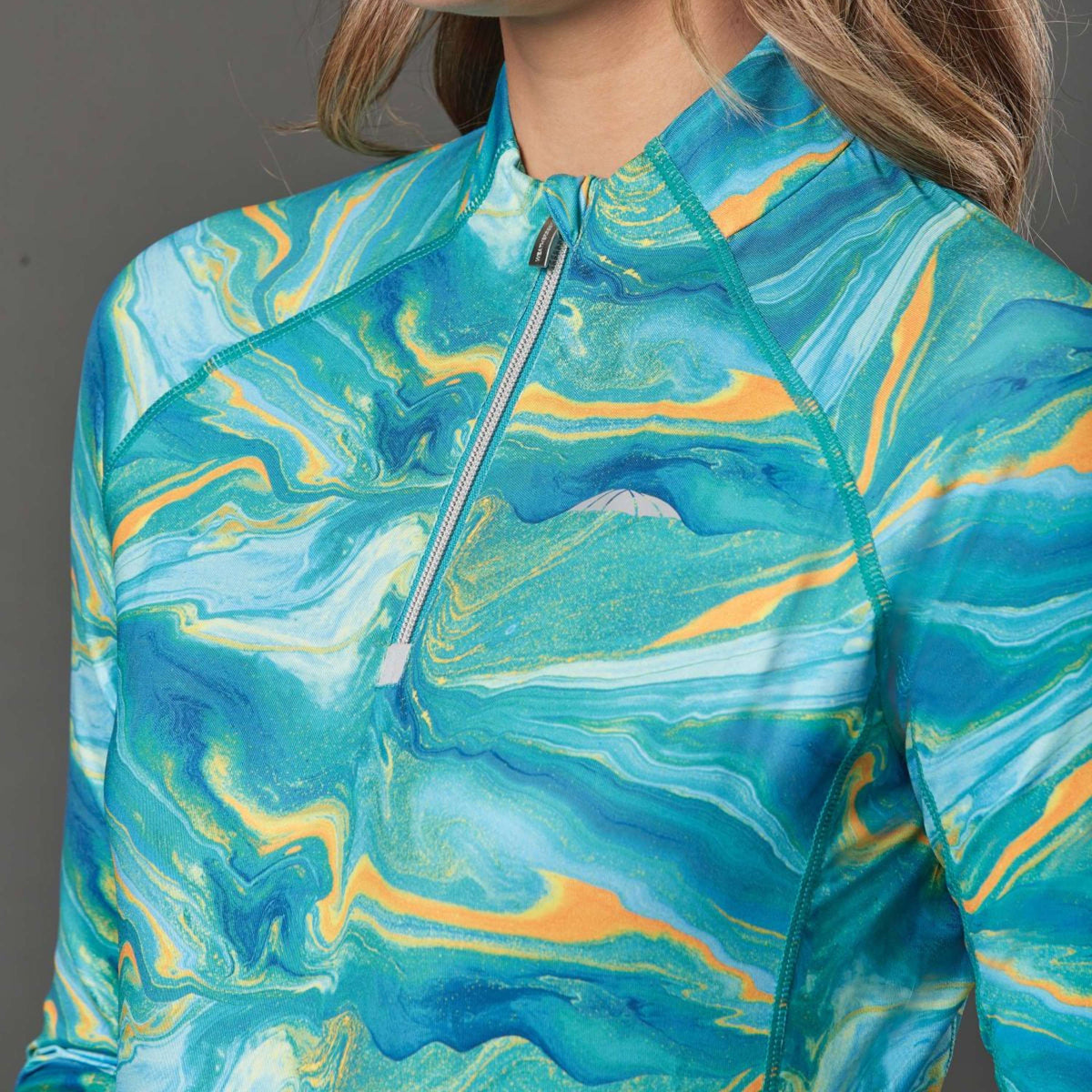 Weatherbeeta Shirt Ruby Swirl Marble Blue/Orange