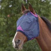 Weatherbeeta Fly Mask Comfitec Deluxe Durable Mesh Navy/purple