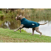 Weatherbeeta Dog Rug Green-Tec Fleece Zip Dragonfly Blue/Bottle Green