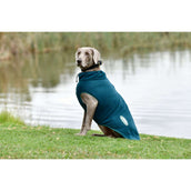 Weatherbeeta Dog Rug Green-Tec Fleece Zip Dragonfly Blue/Bottle Green