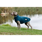 Weatherbeeta Dog Rug Green-Tec Fleece Zip Dragonfly Blue/Bottle Green