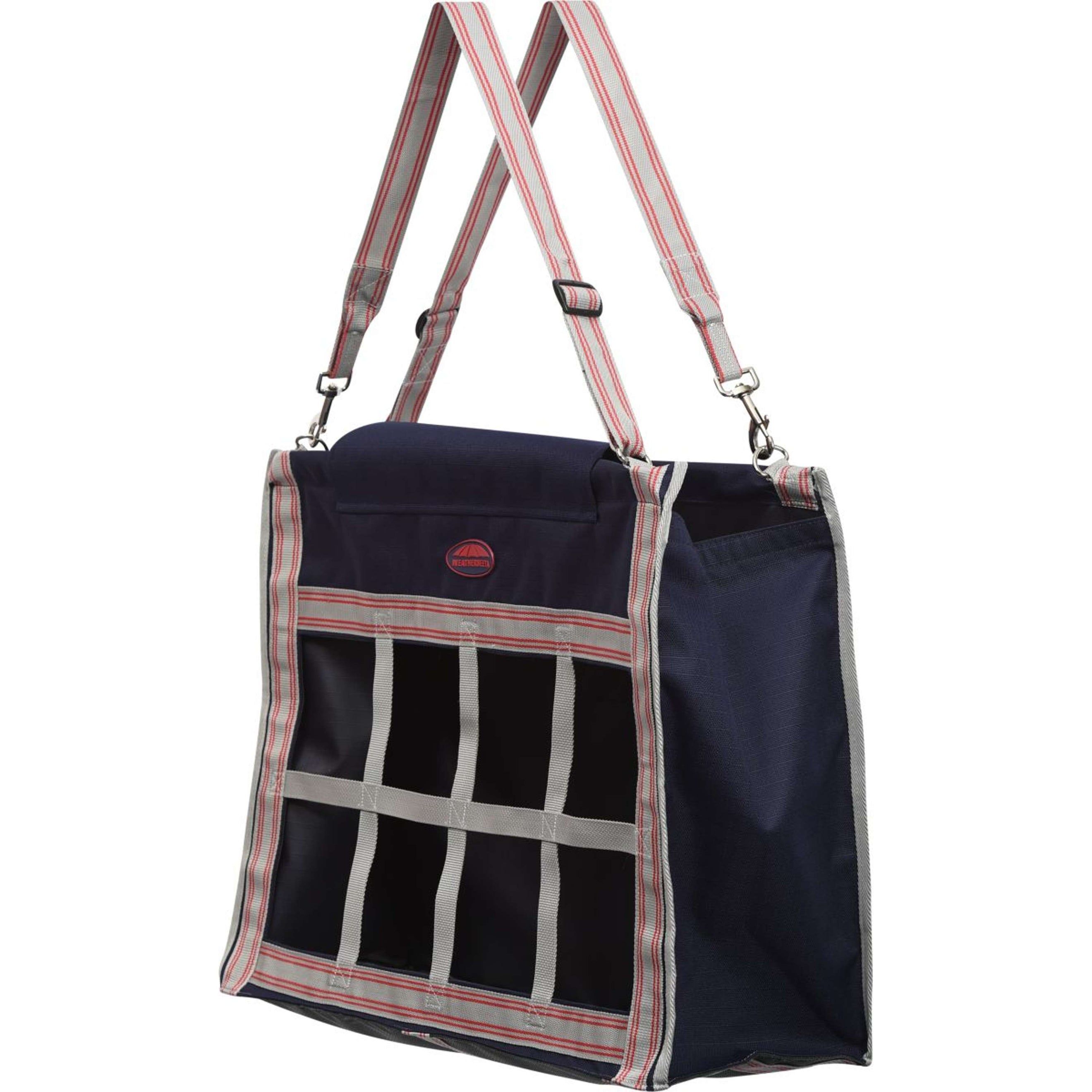 Weatherbeeta Hay Bag Navy/Silver/Red