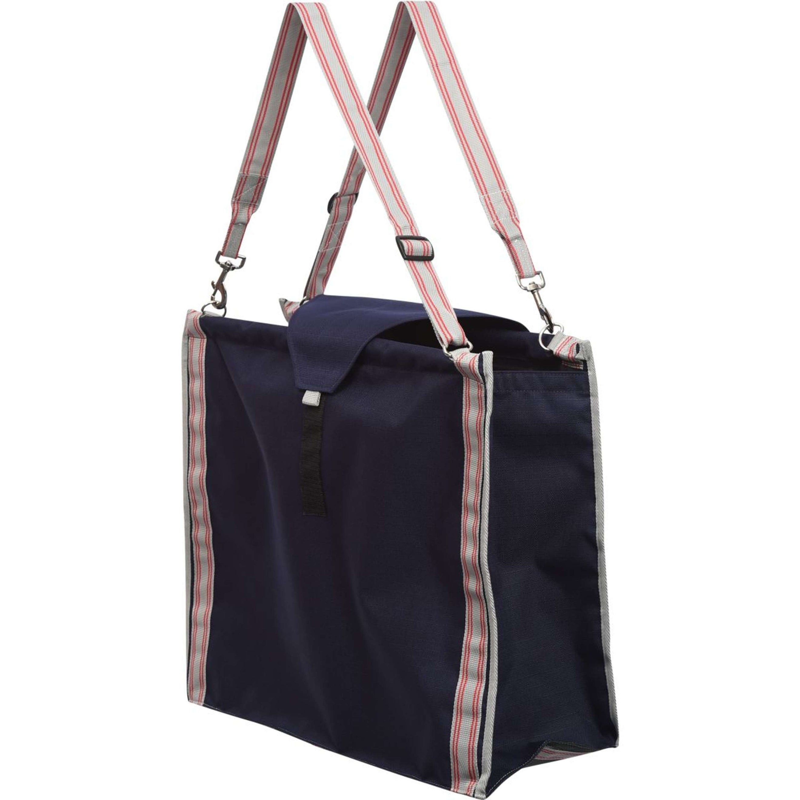 Weatherbeeta Hay Bag Navy/Silver/Red