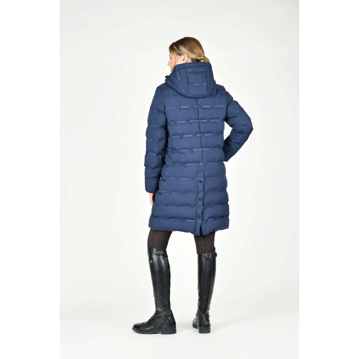 Weatherbeeta Jacket Helsinki Heat Seal Quilted Navy Iris