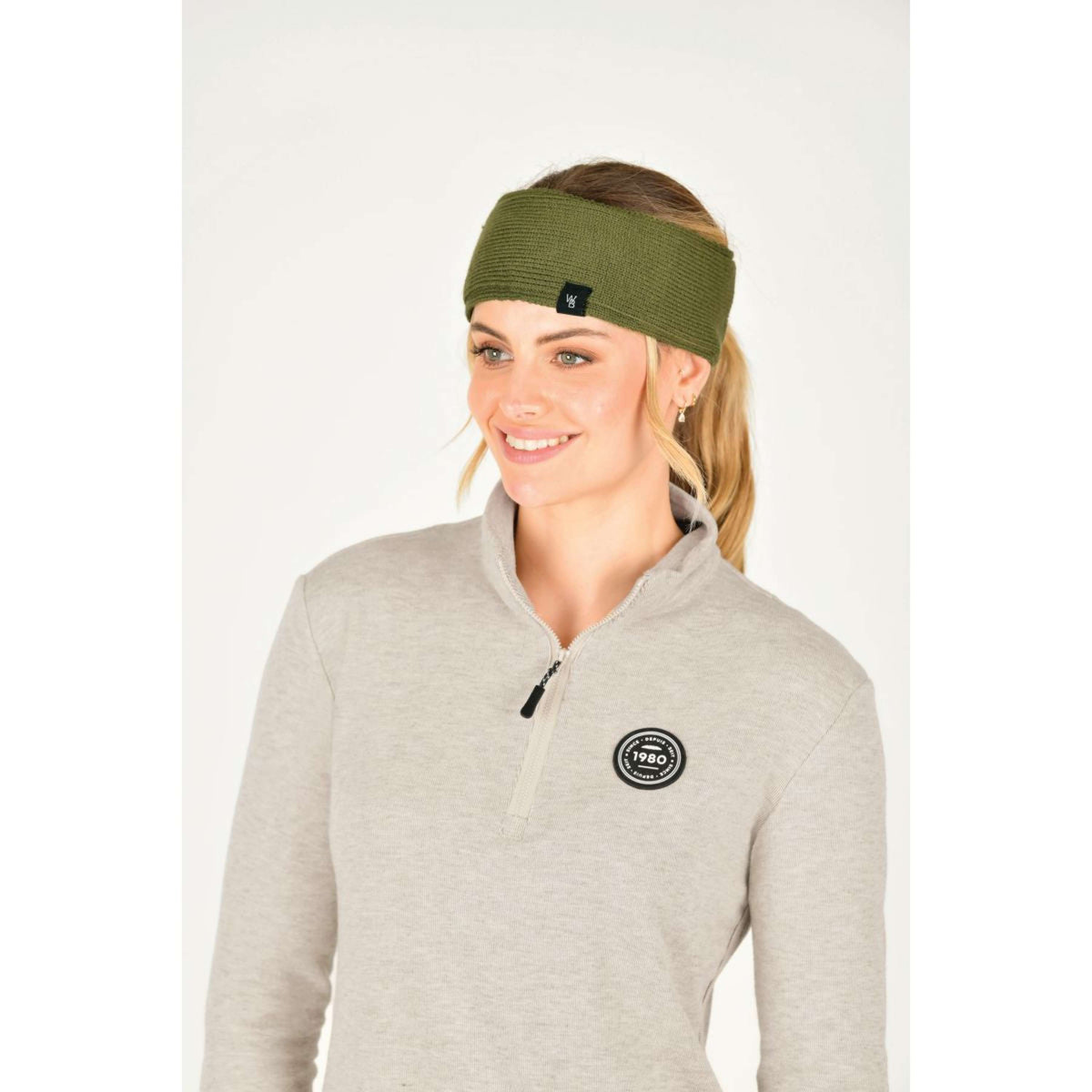 Weatherbeeta Headband Fleece Lined Olive Night