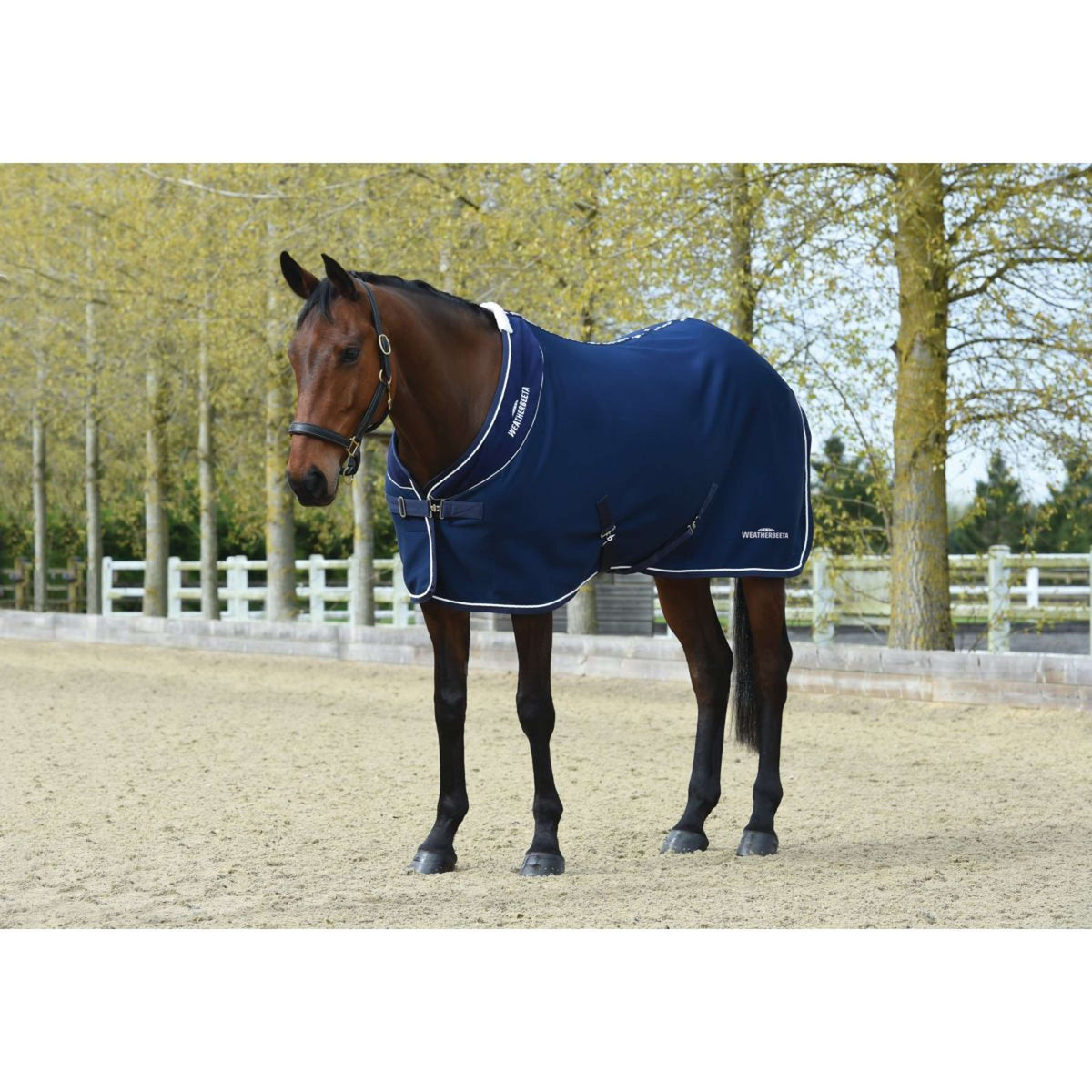 Weatherbeeta Show Rug Opulence Standard Neck Navy/White