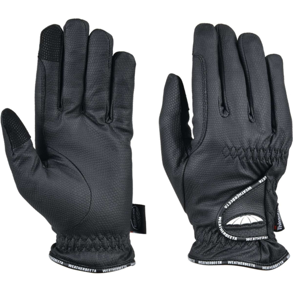 WeatherBeeta Riding Gloves Heat-Tec Black