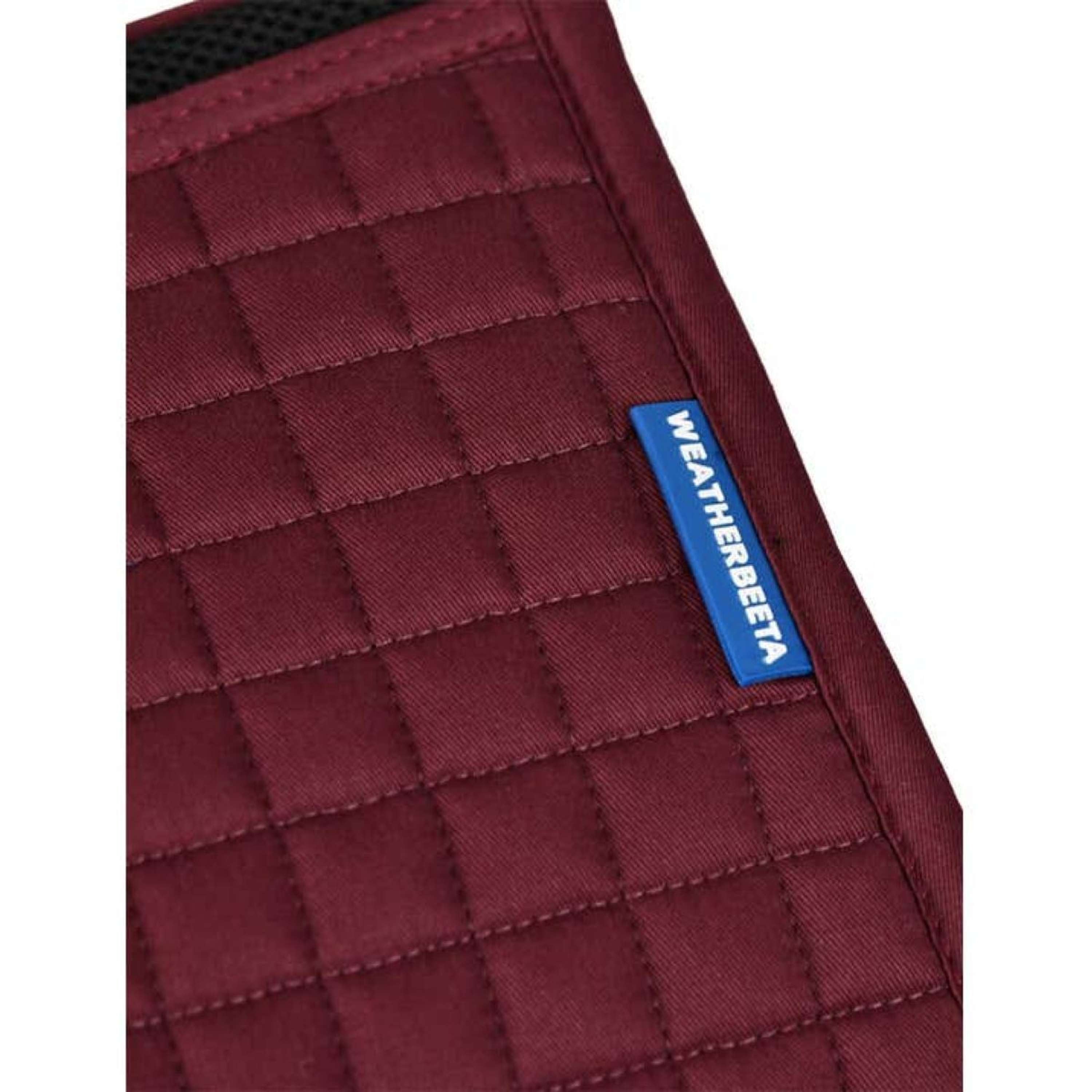 WeatherBeeta Saddlepad Prime Air-Tec Dressage Burgundy