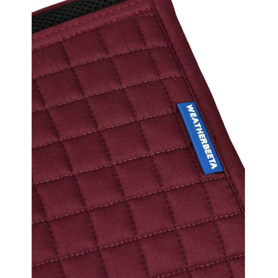 WeatherBeeta Saddlepad Prime Air-Tec Jumping Burgundy