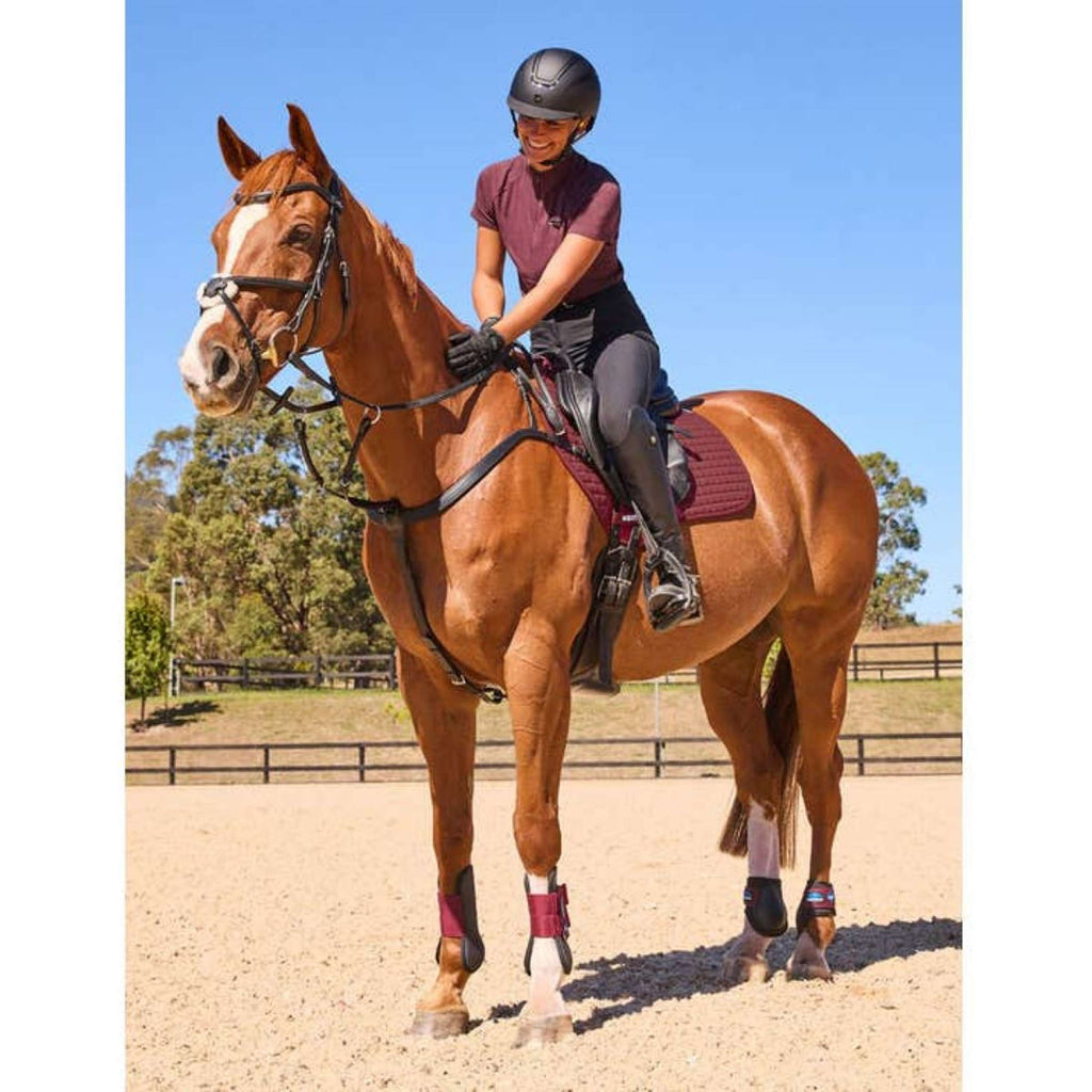 WeatherBeeta Saddlepad Prime Air-Tec Jumping Burgundy