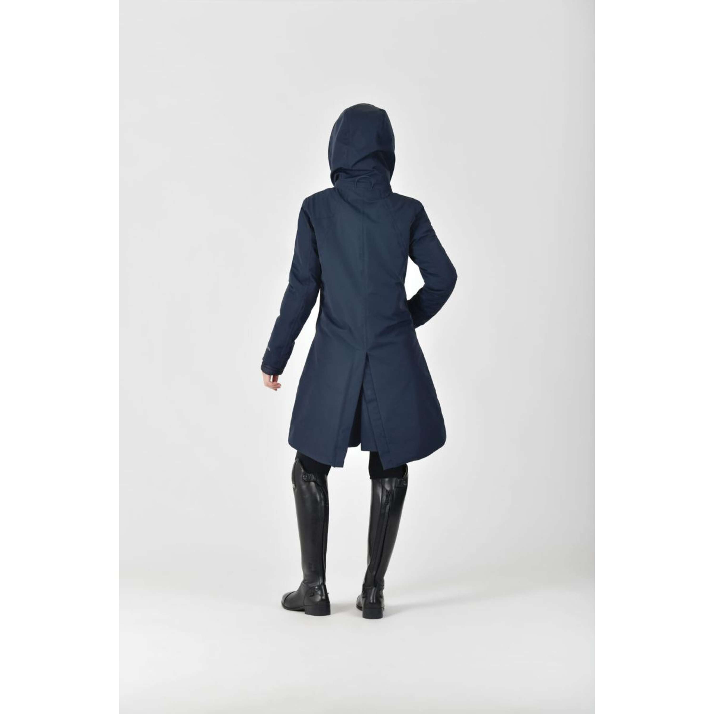 WeatherBeeta Long Coat All Purpose Waterproof Navy