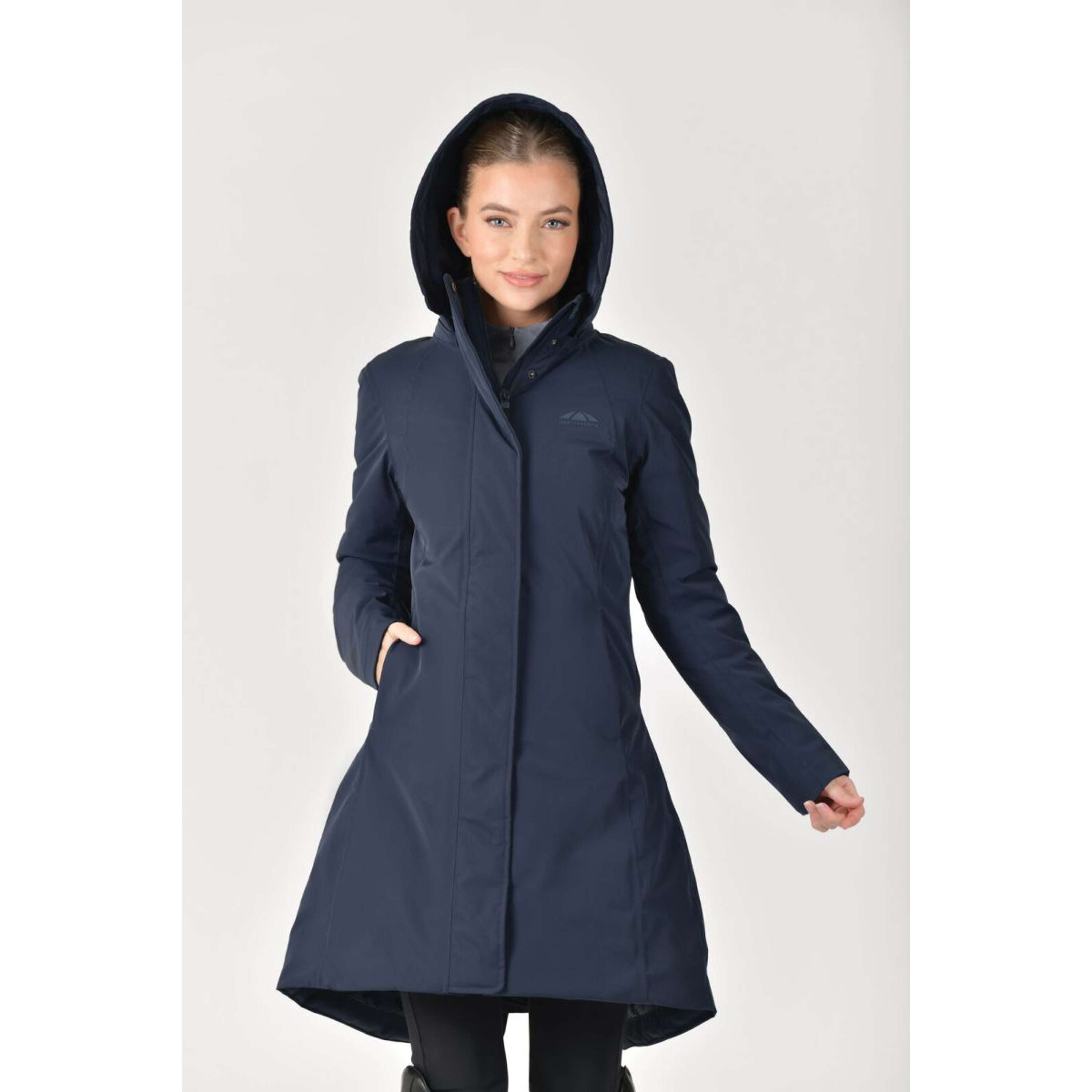 WeatherBeeta Long Coat All Purpose Waterproof Navy