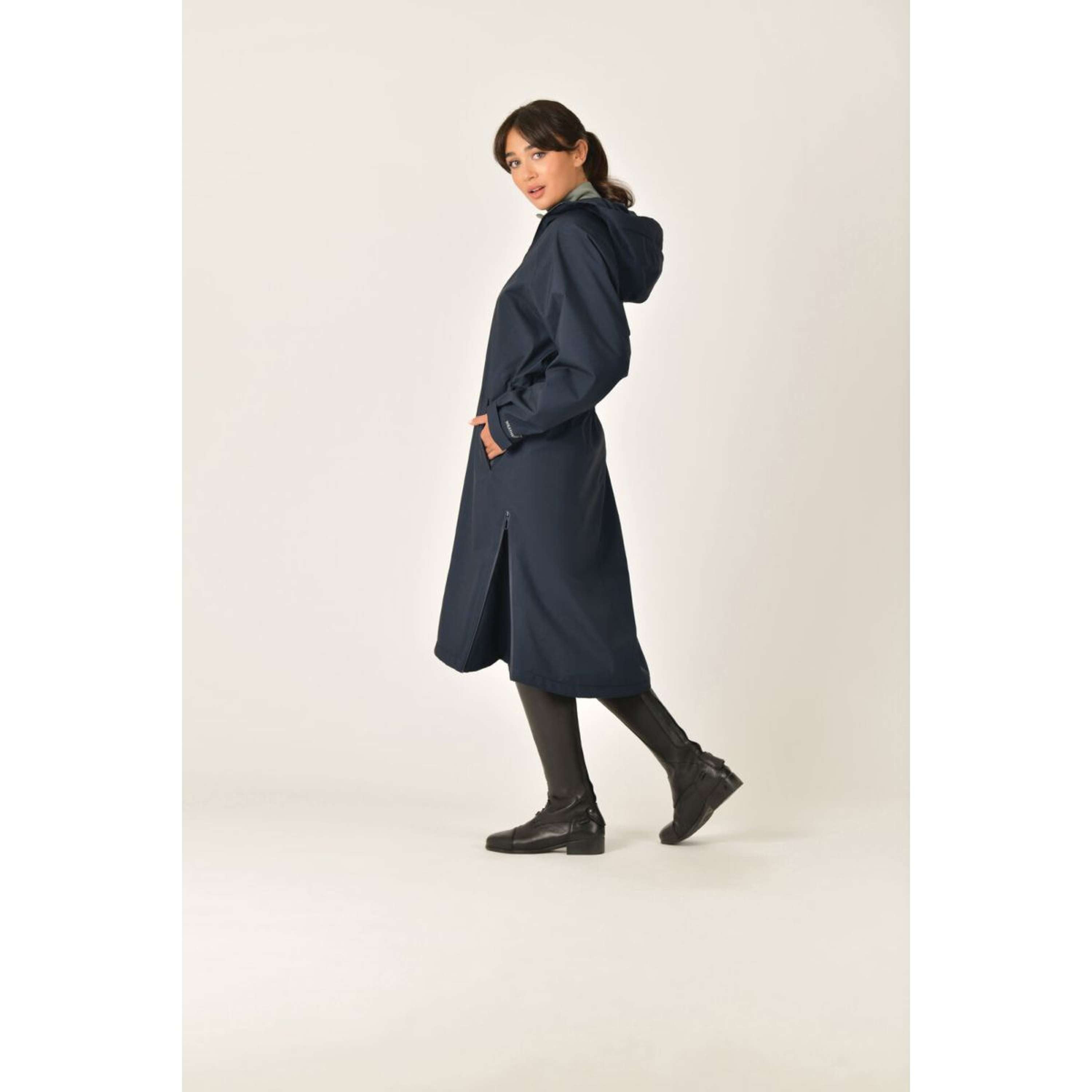 WeatherBeeta Long Coat All Weather Field Navy