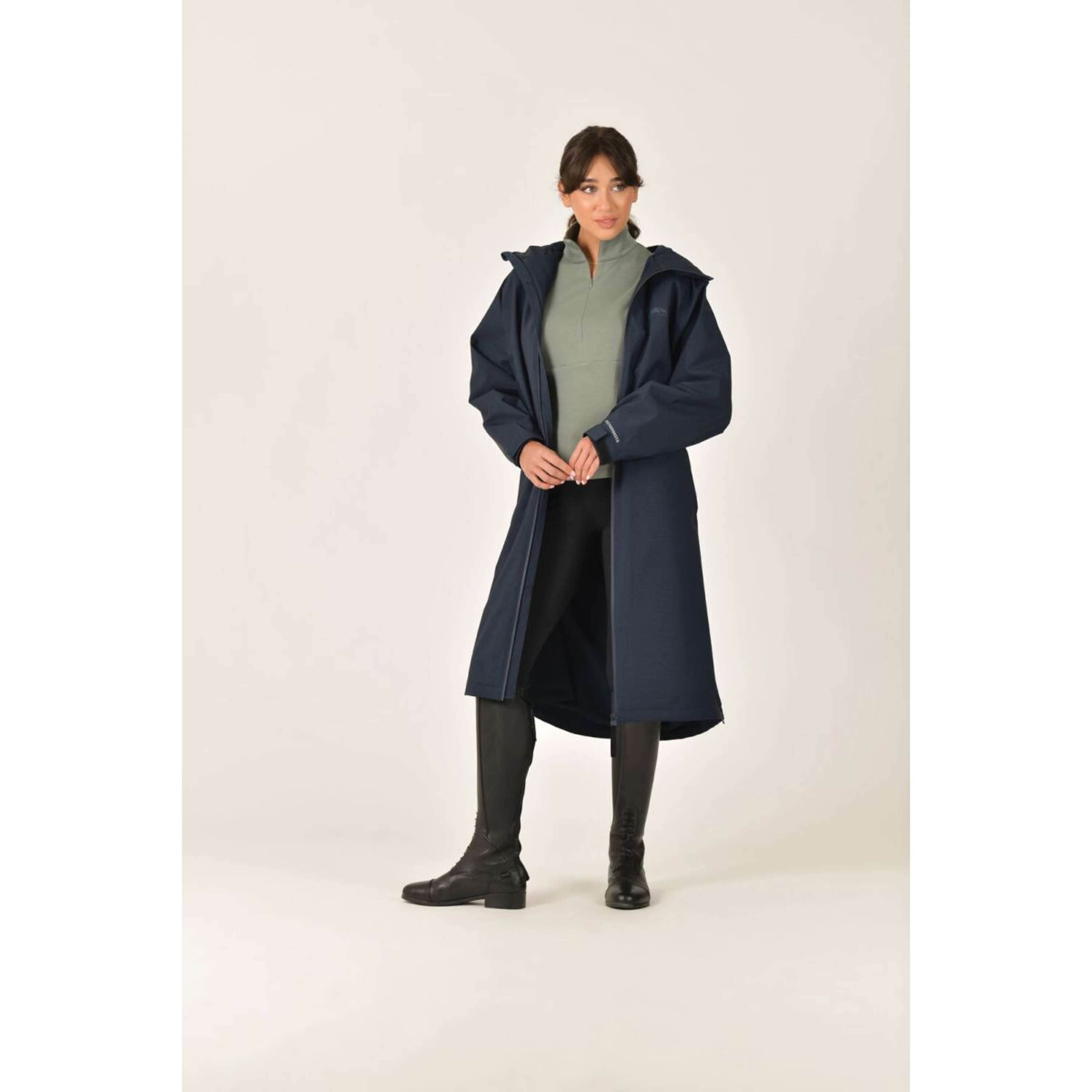 WeatherBeeta Long Coat All Weather Field Navy