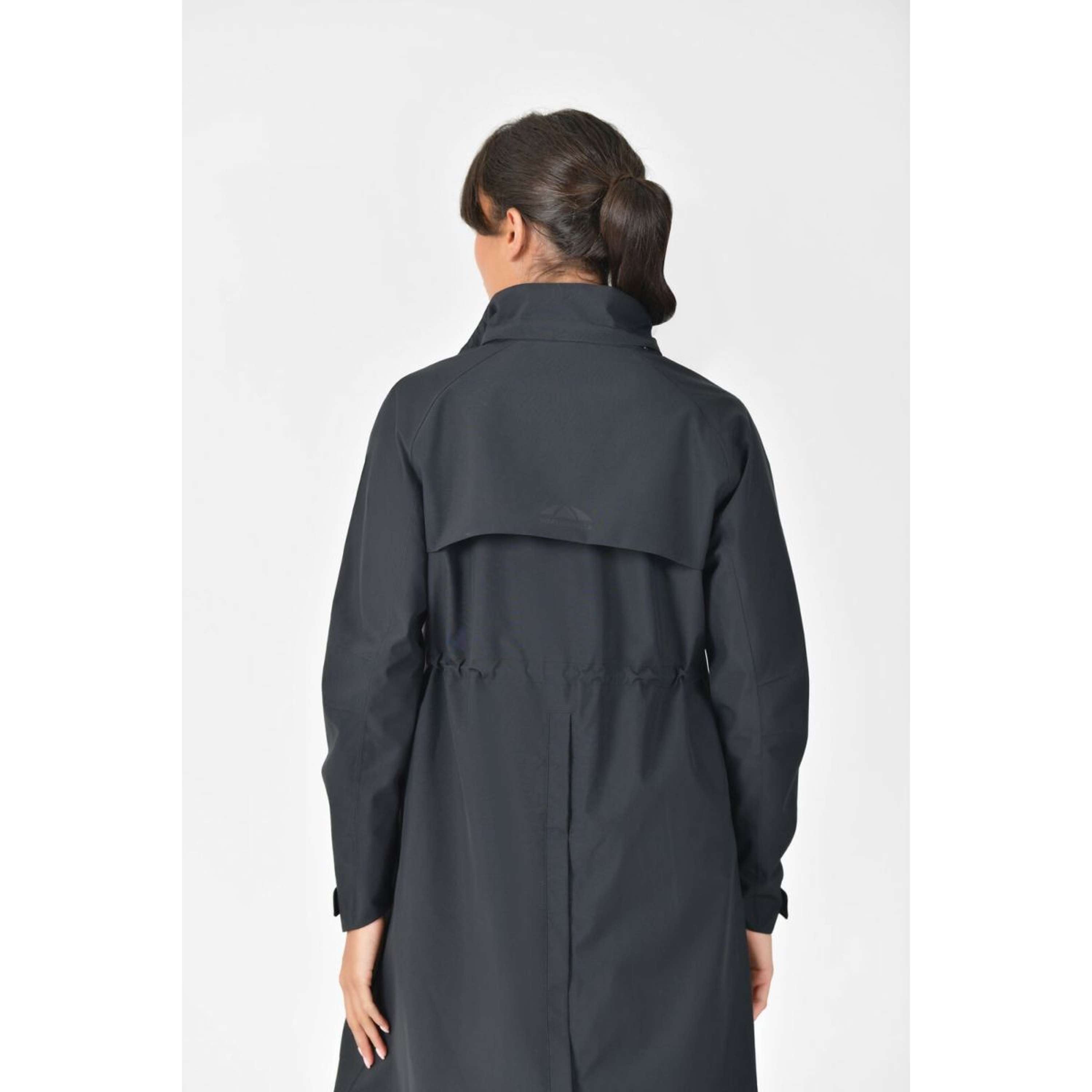 WeatherBeeta Long Coat Windbreaker Longline Black