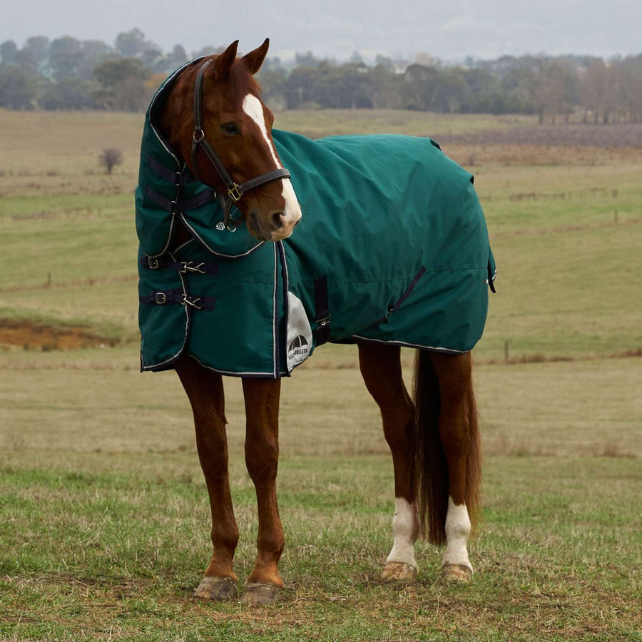 WeatherBeeta ComFiTec Plus Dynamic Turnout Detach-A-Neck 360g Forest Green/Navy