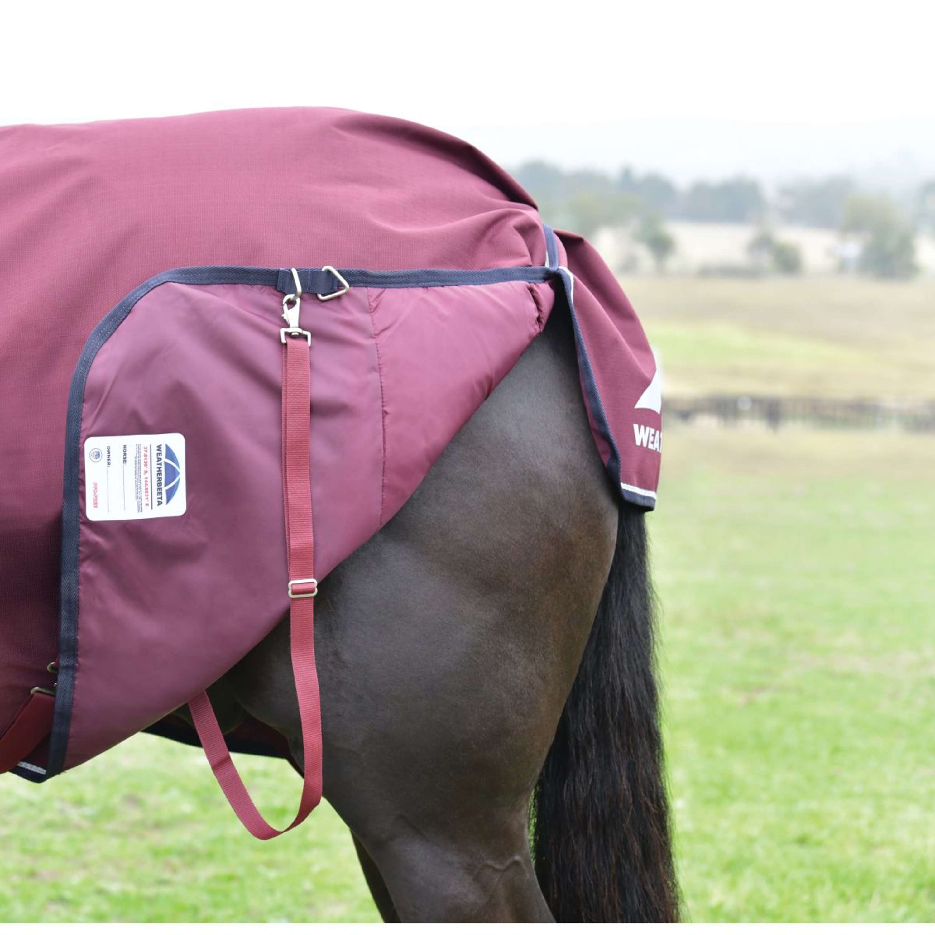 WeatherBeeta ComFiTec Essential Turnout 220g Burgundy/Navy