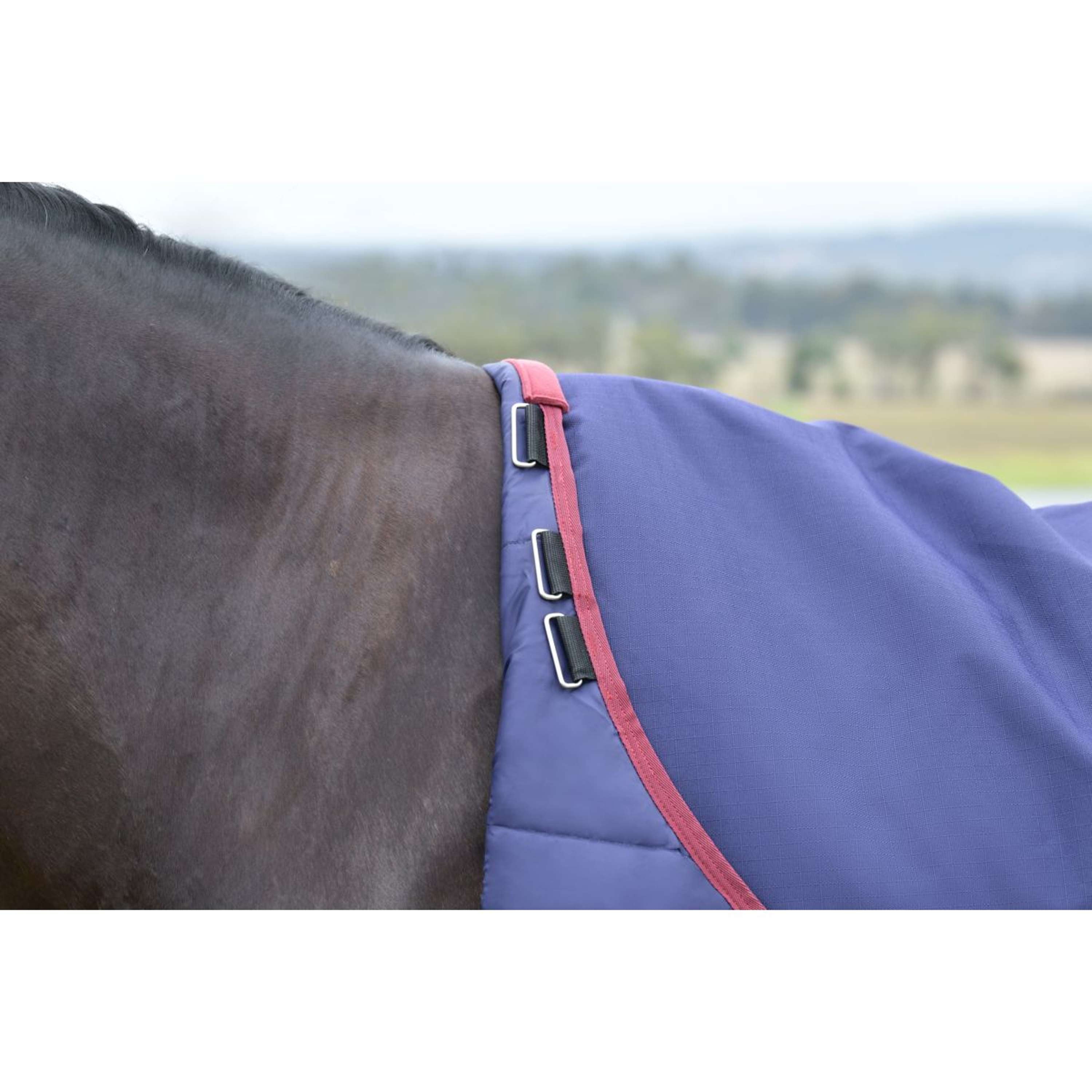 WeatherBeeta ComFiTec Essential Turnout 50g Navy/Burgundy