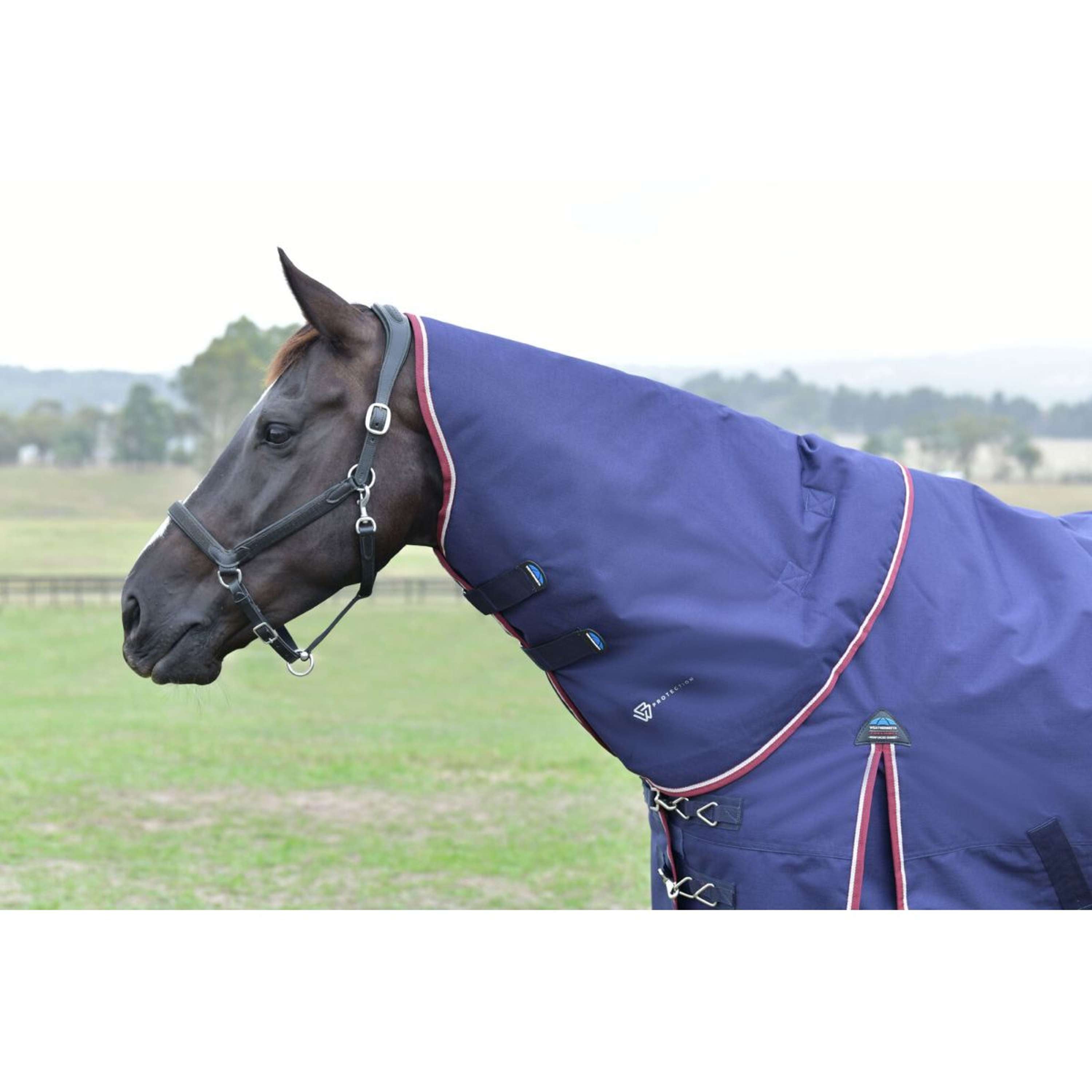 WeatherBeeta Neck Cover ComFiTec Essential Turnout 0g Navy/Burgundy