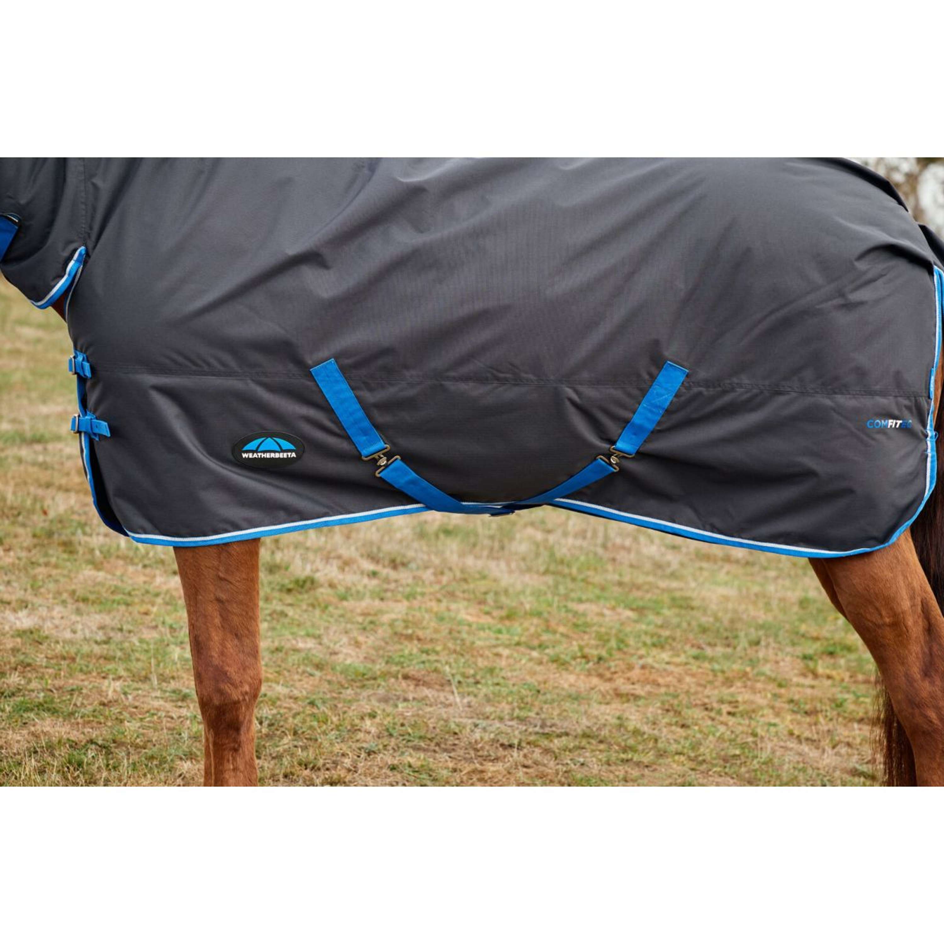 WeatherBeeta ComFiTec Tyro Turnout Combo Neck 220g Black/Cobalt