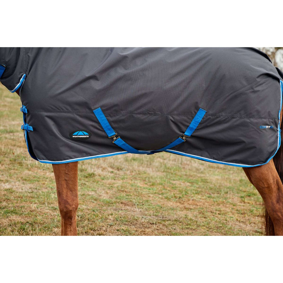 WeatherBeeta ComFiTec Tyro Turnout Combo Neck 220g Black/Cobalt