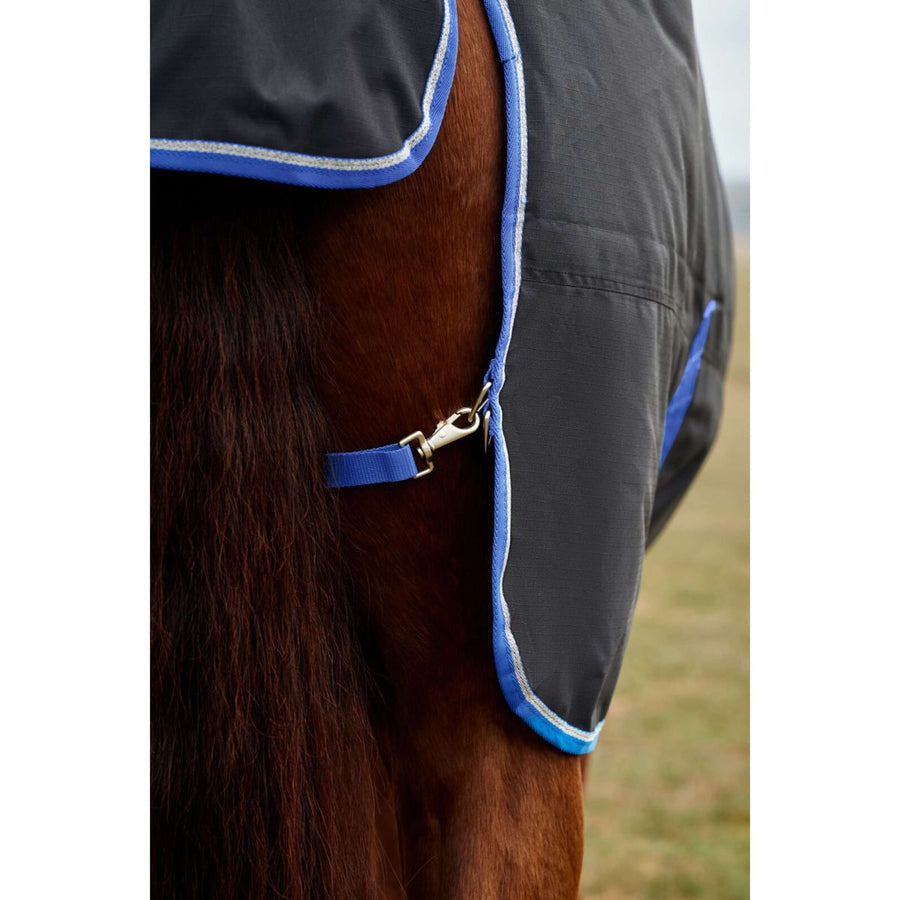WeatherBeeta ComFiTec Tyro Turnout Standard Neck 220g Black/Cobalt