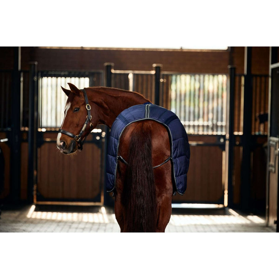 WeatherBeeta Stable Rug ComFiTec PP Channel Quilt Detach-A-Neck 220g Navy/Charcoal