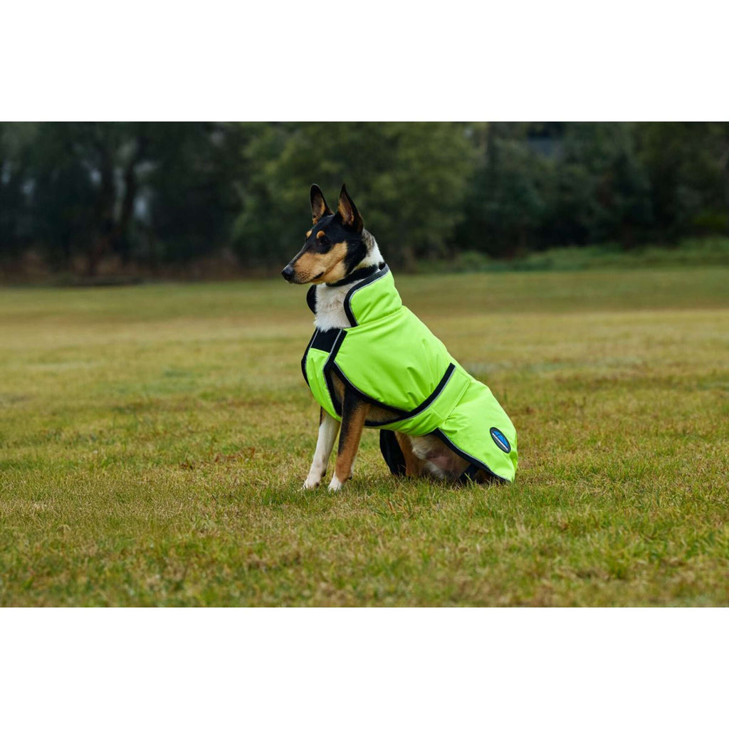 WeatherBeeta Dog Rug ComFiTec Reflective 300D Deluxe Showerproof Yellow