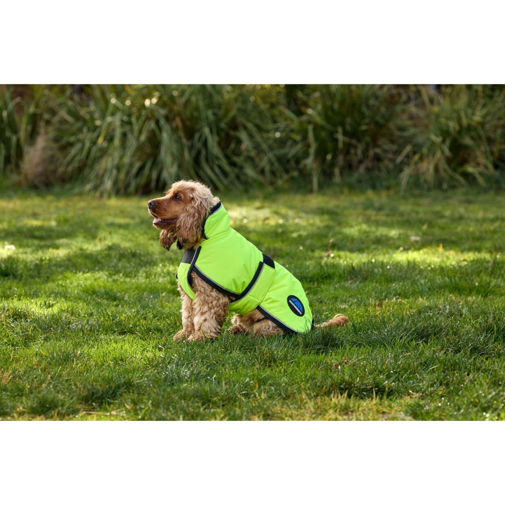 WeatherBeeta Dog Rug ComFiTec Reflective 300D Deluxe Showerproof Yellow
