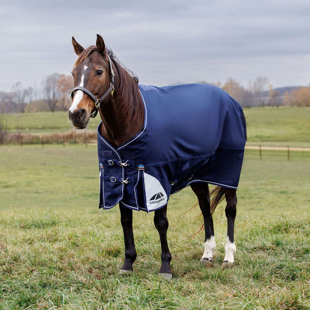 WeatherBeeta ComFiTec Ultra Turnout Standard Neck 220g Navy