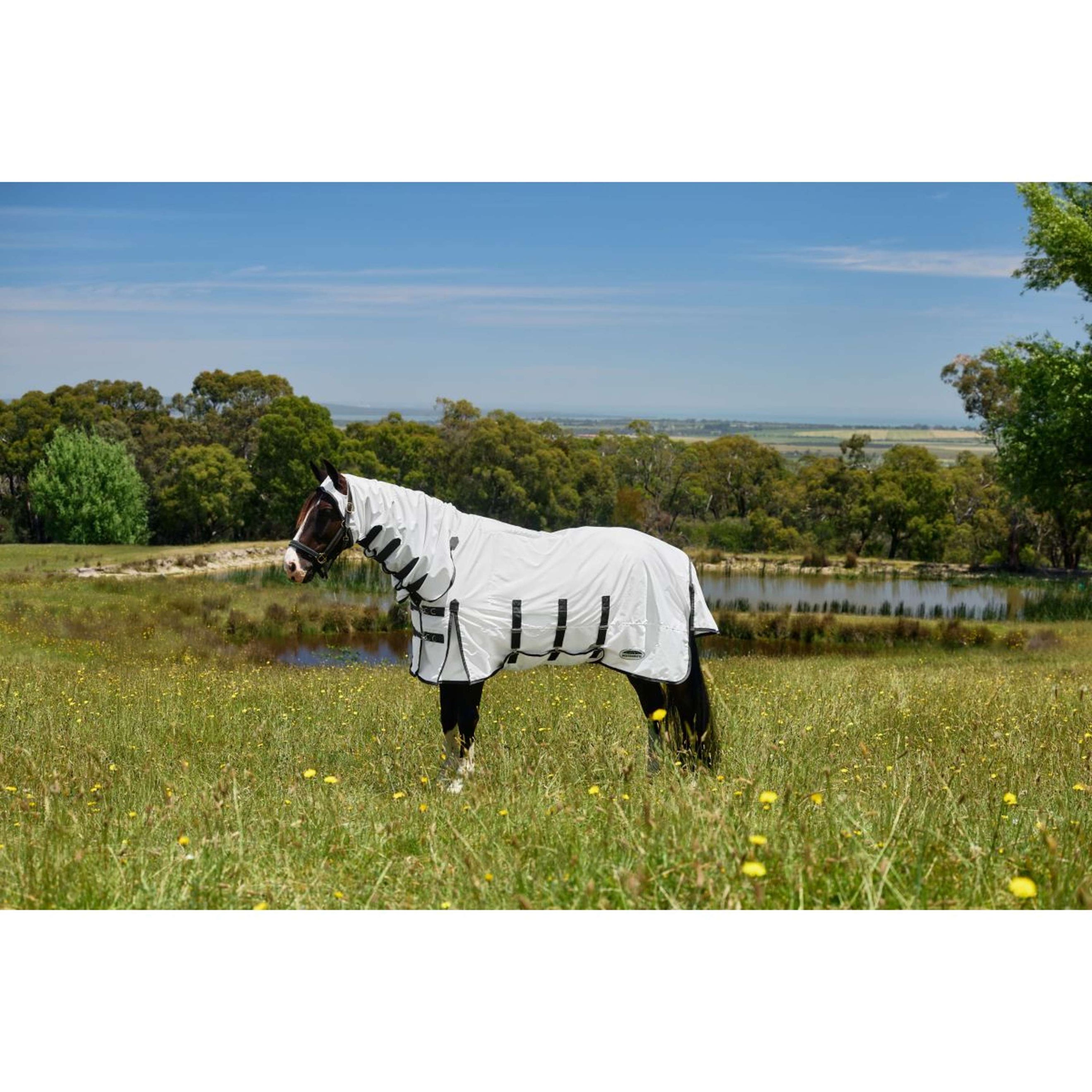 WeatherBeeta Eczema Rug ComFiTec Sweet Itch Combo White/Charcoal