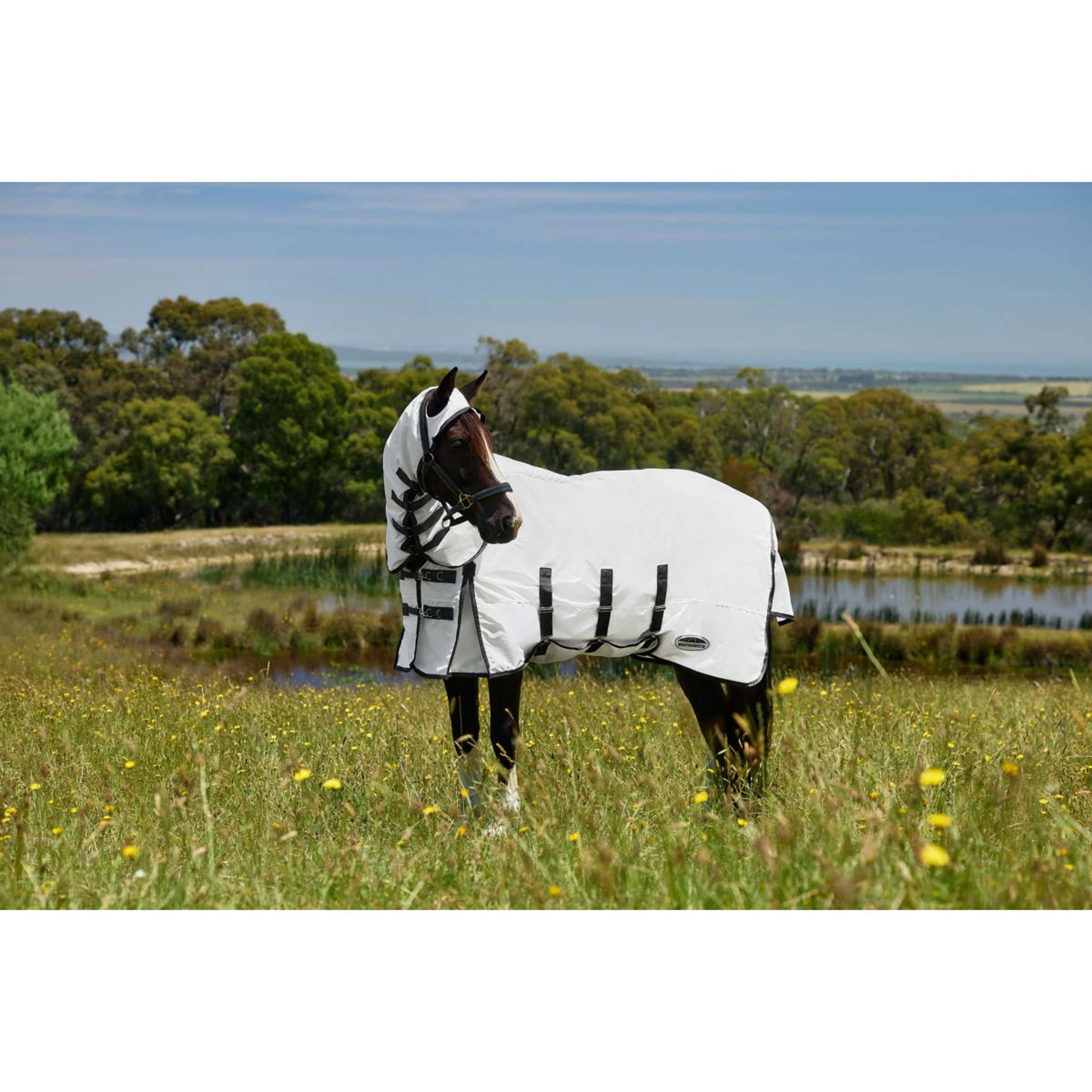 WeatherBeeta Eczema Rug ComFiTec Sweet Itch Combo White/Charcoal WeatherBeeta Eczema Rug ComFiTec Sweet Itch Combo White/Charcoal