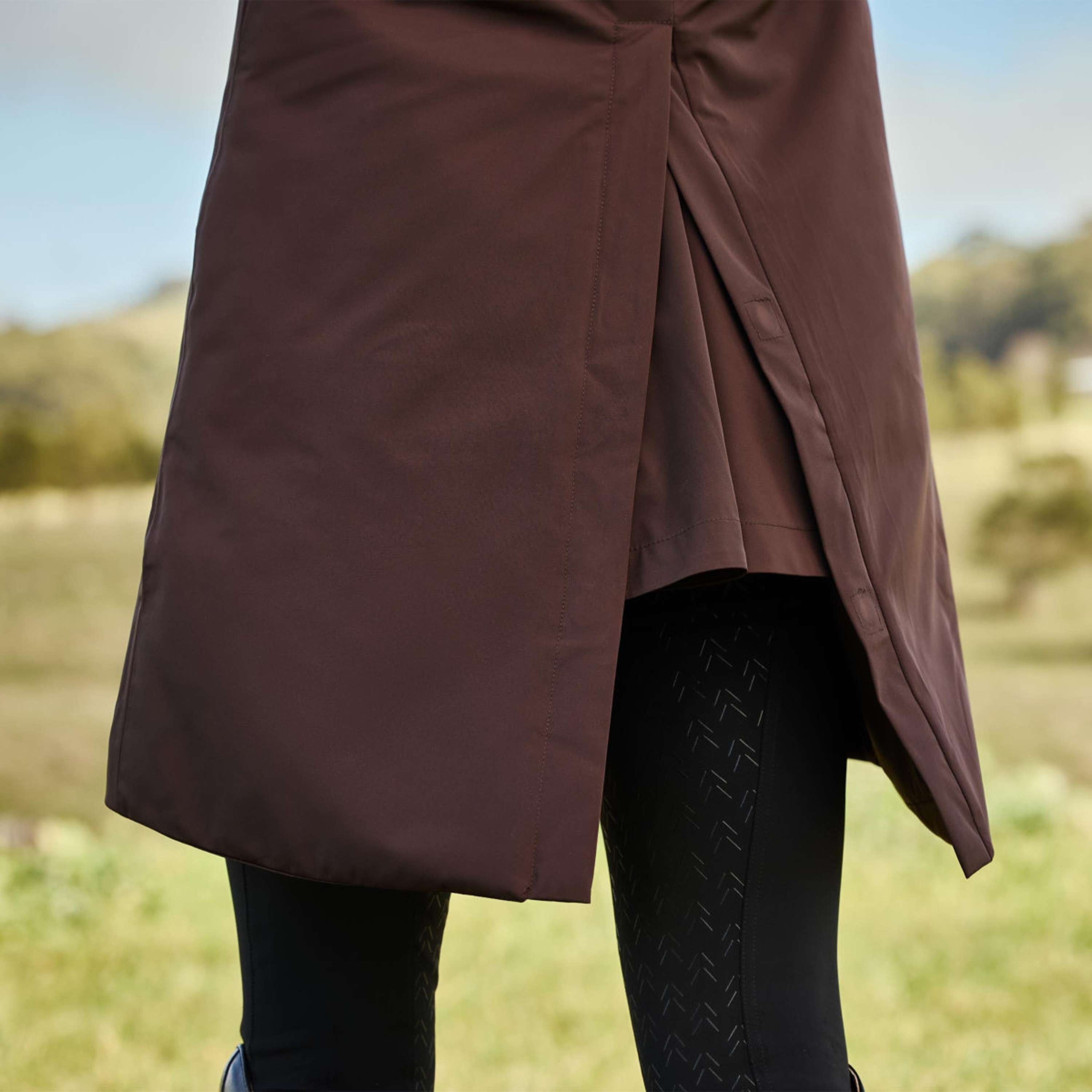 WeatherBeeta Long Coat Protect Waterproof Insulated Longline Espresso