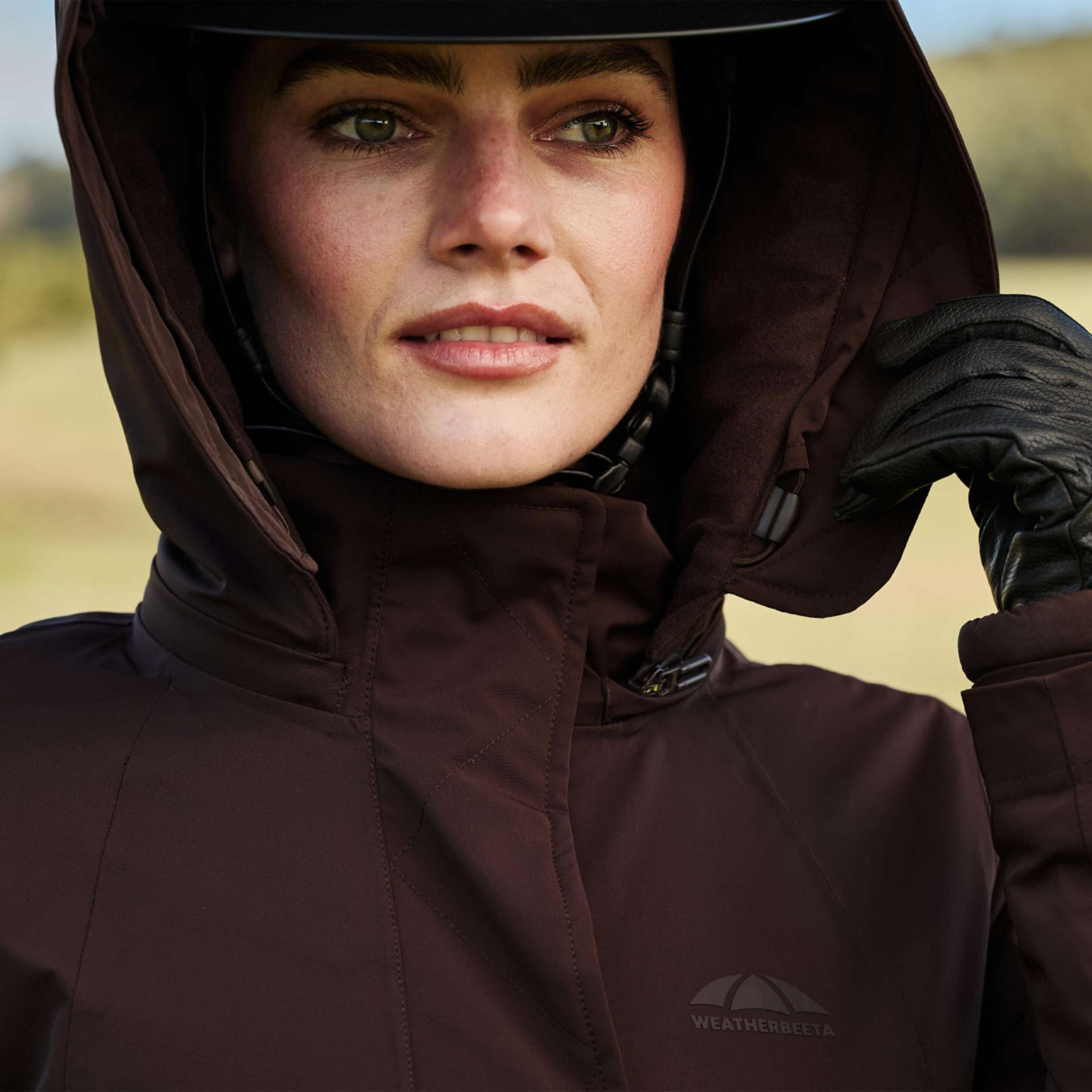 WeatherBeeta Long Coat Protect Waterproof Insulated Longline Espresso