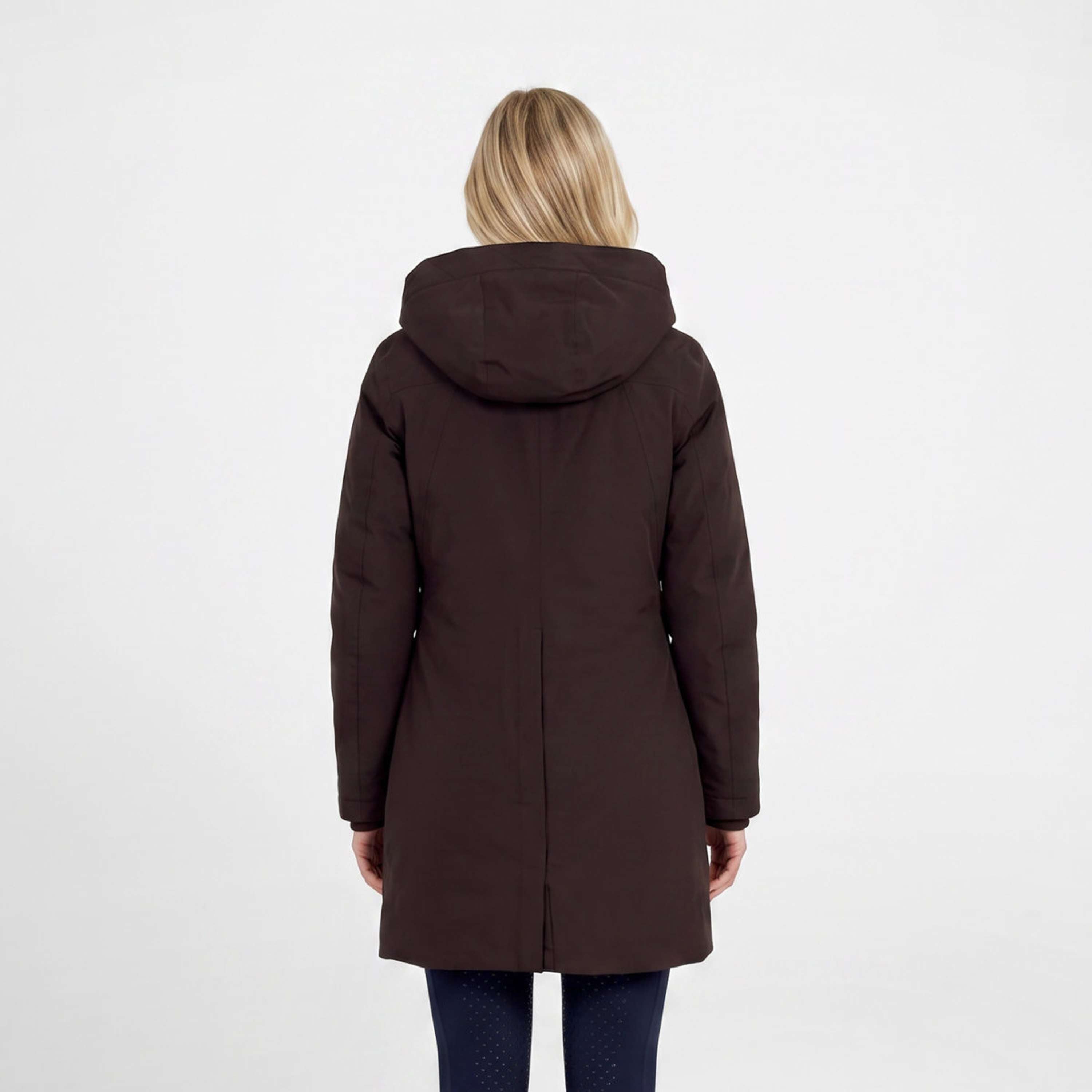 WeatherBeeta Long Coat Protect Waterproof Insulated Longline Espresso