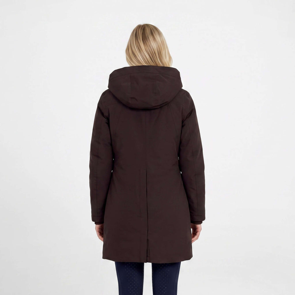 WeatherBeeta Long Coat Protect Waterproof Insulated Longline Espresso