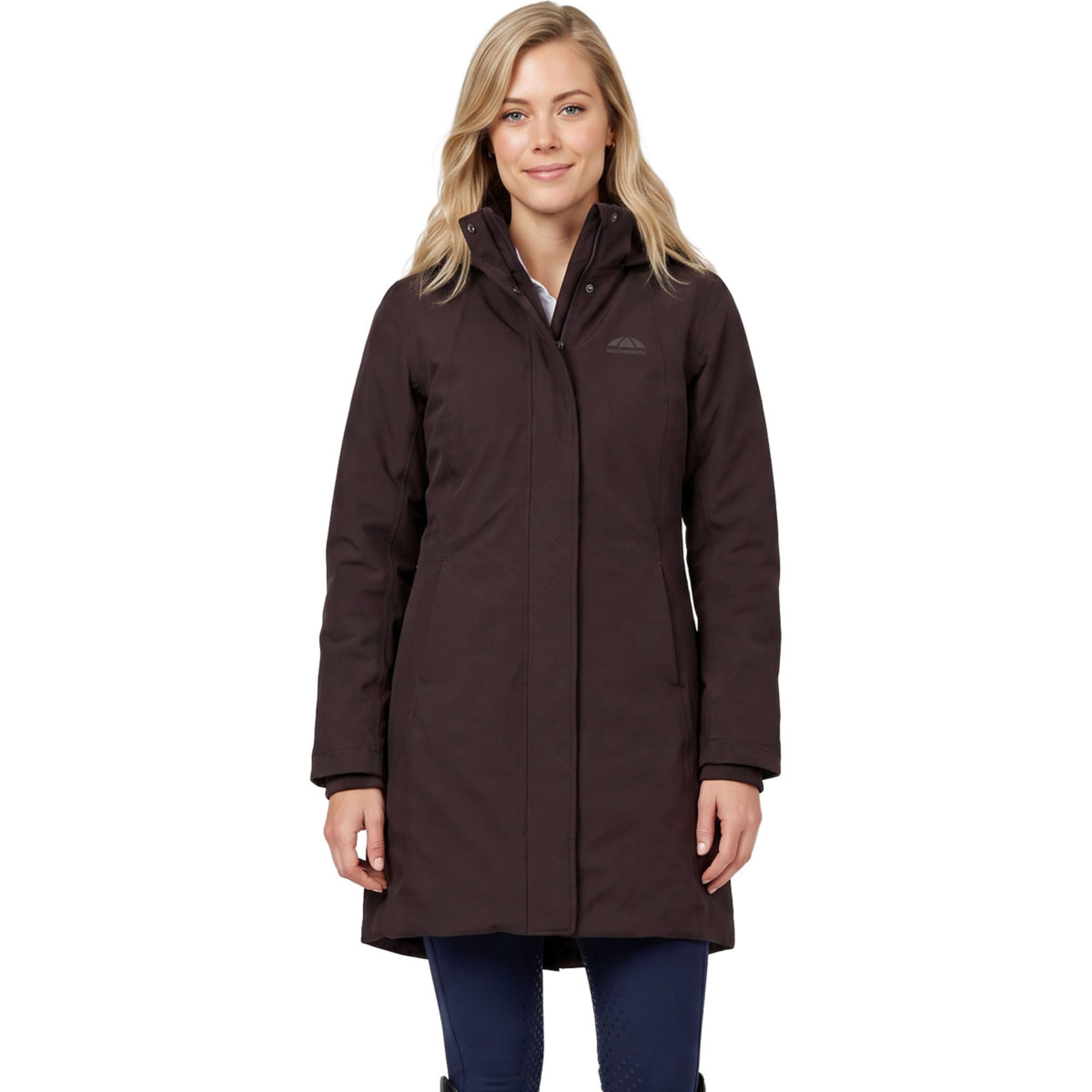 WeatherBeeta Long Coat Protect Waterproof Insulated Longline Espresso