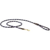 WeatherBeeta Dog Lead Rope Leather Navy/Brown