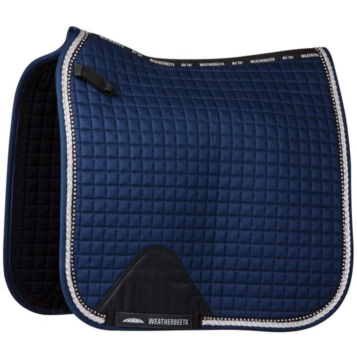 Weatherbeeta Prime Bling Dressage Saddle Pad Navy