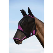 Weatherbeeta Fly Mask Comfitec Durable Mesh Ears & Nose Navy/purple