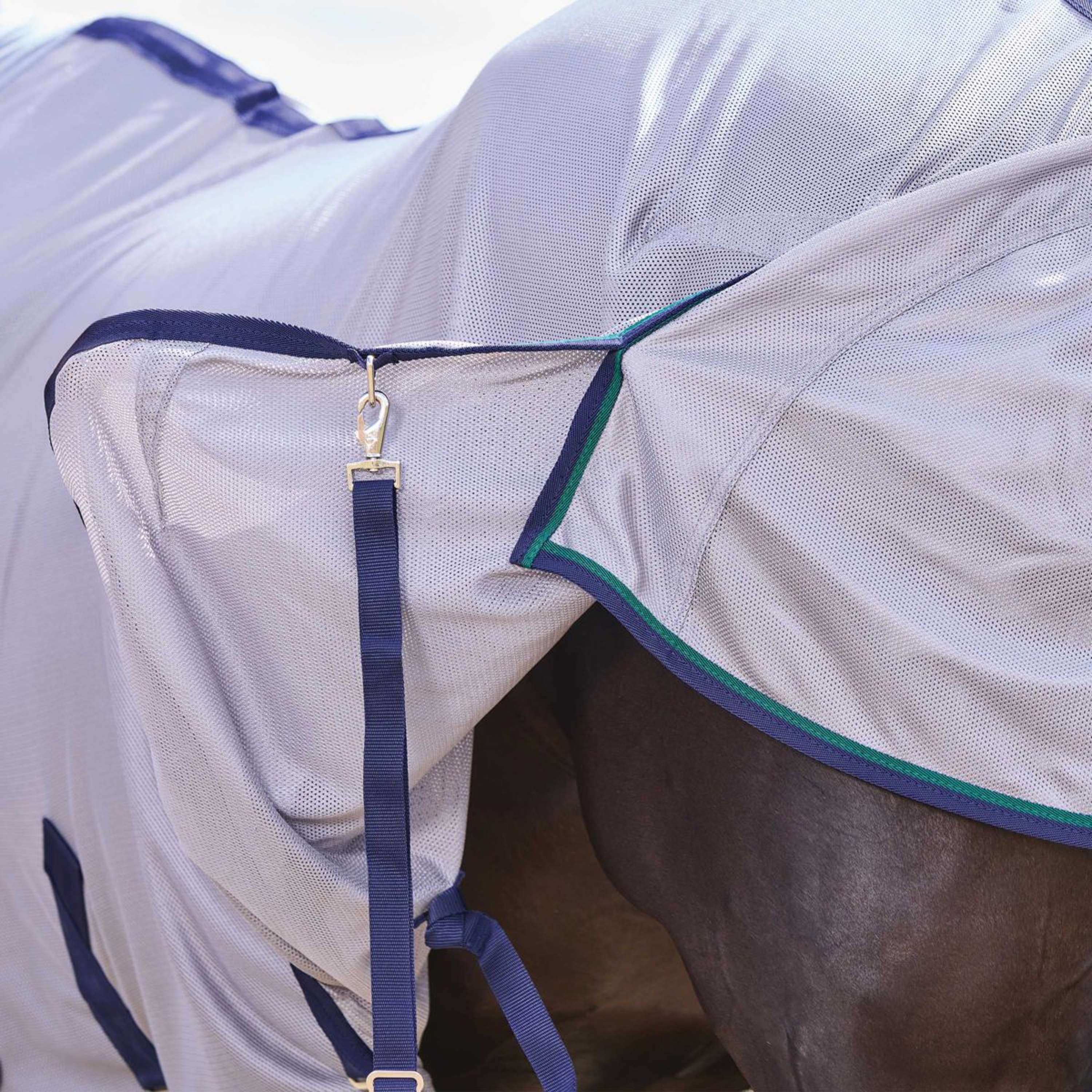 WeatherBeeta Fly Rug ComFiTec Zephyr Combo Grey/Navy/Forest Green