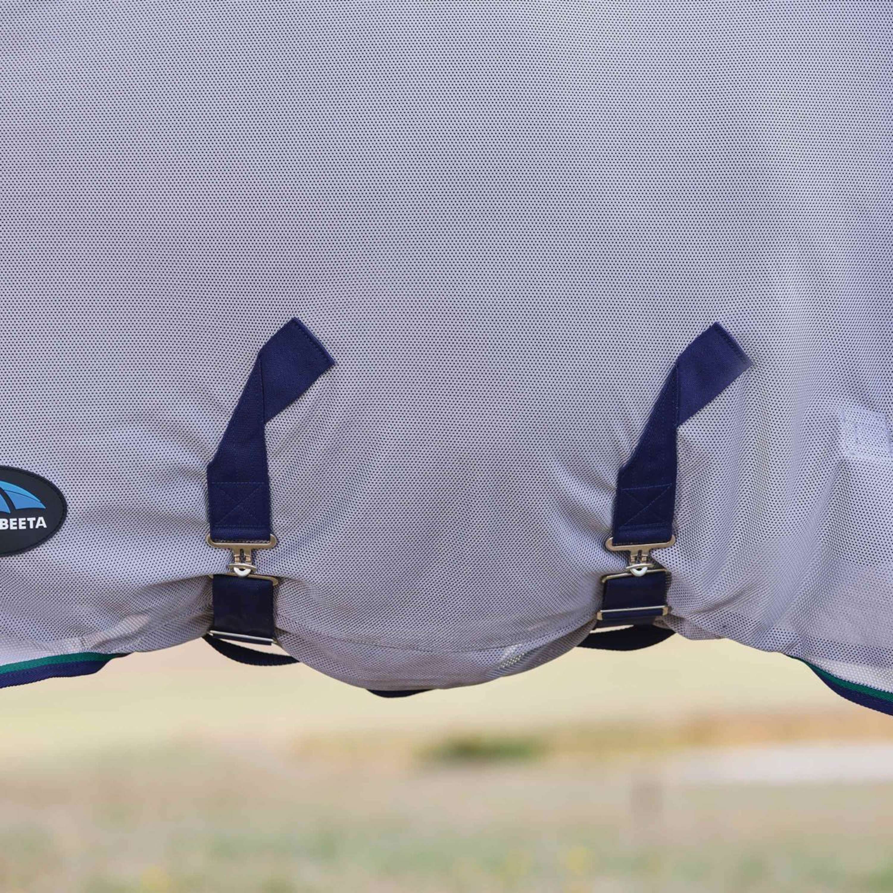 WeatherBeeta Fly Rug ComFiTec Zephyr Combo Grey/Navy/Forest Green