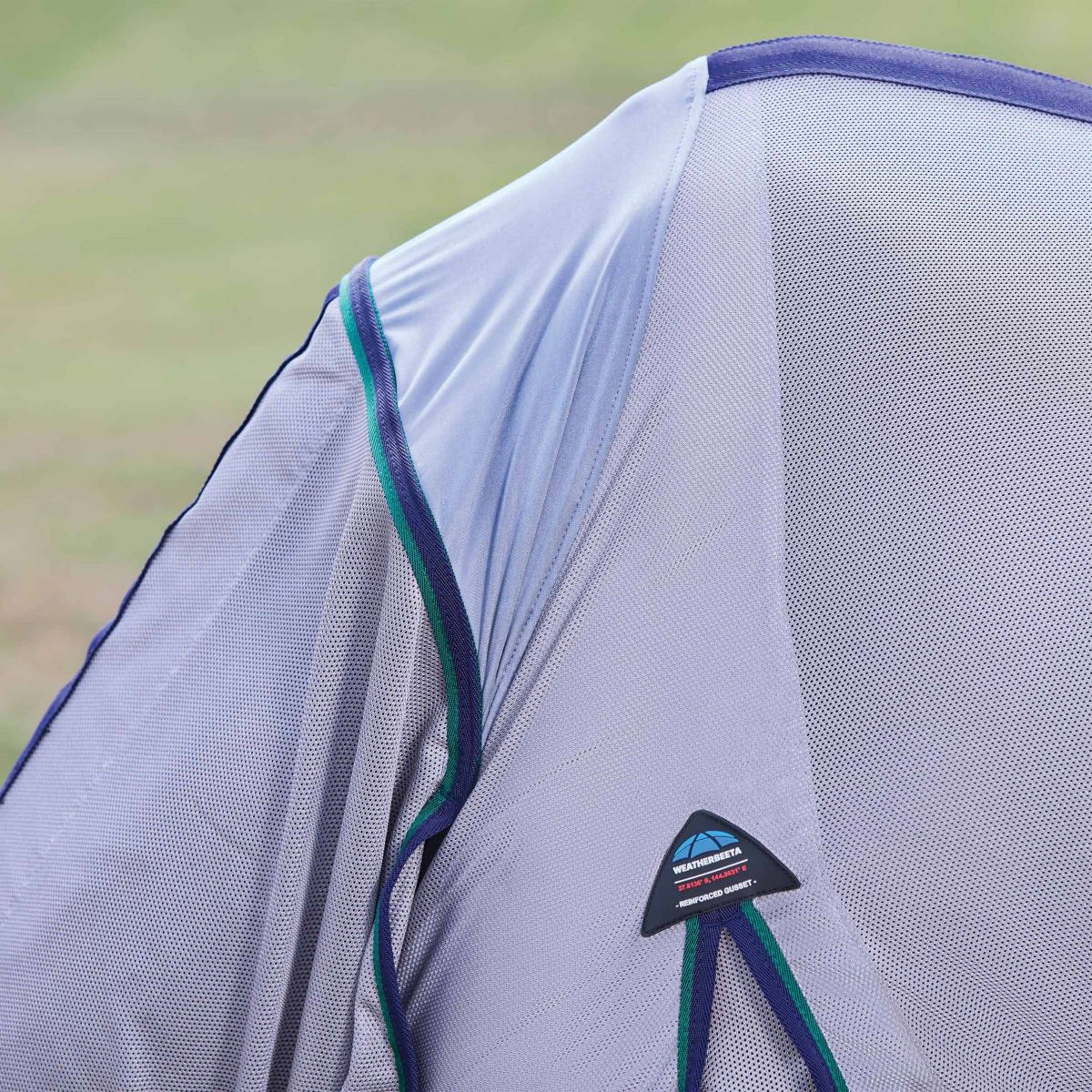 WeatherBeeta Fly Rug ComFiTec Zephyr Combo Grey/Navy/Forest Green