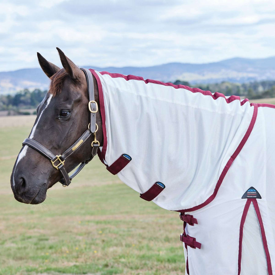 WeatherBeeta Fly Rug ComFiTec Essential Combo White/Burgundy