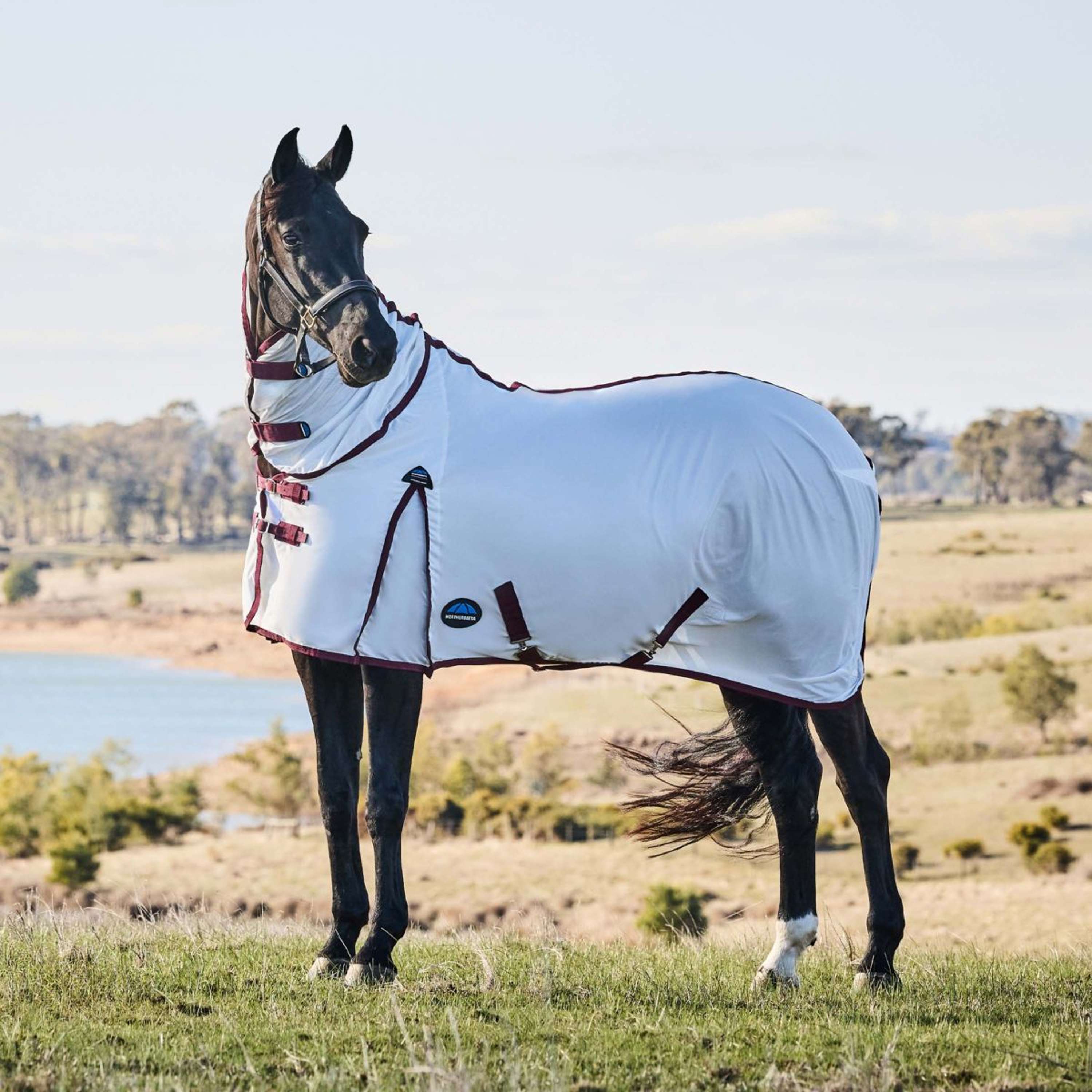 WeatherBeeta Fly Rug ComFiTec Essential Combo White/Burgundy