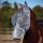 WeatherBeeta Fly Mask ComFiTec Durable with Ears and Nose Grey