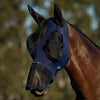 WeatherBeeta Fly Mask ComFiTec Luxe Stretch with Ears and Nose Navy/Black